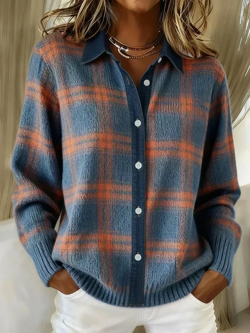 Hattie oversized ribbed button cardigan – image 2