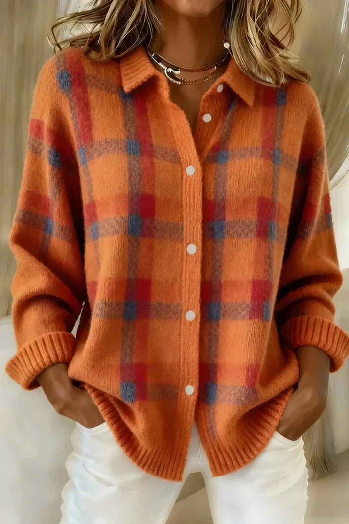 Hattie oversized ribbed button cardigan – image 7