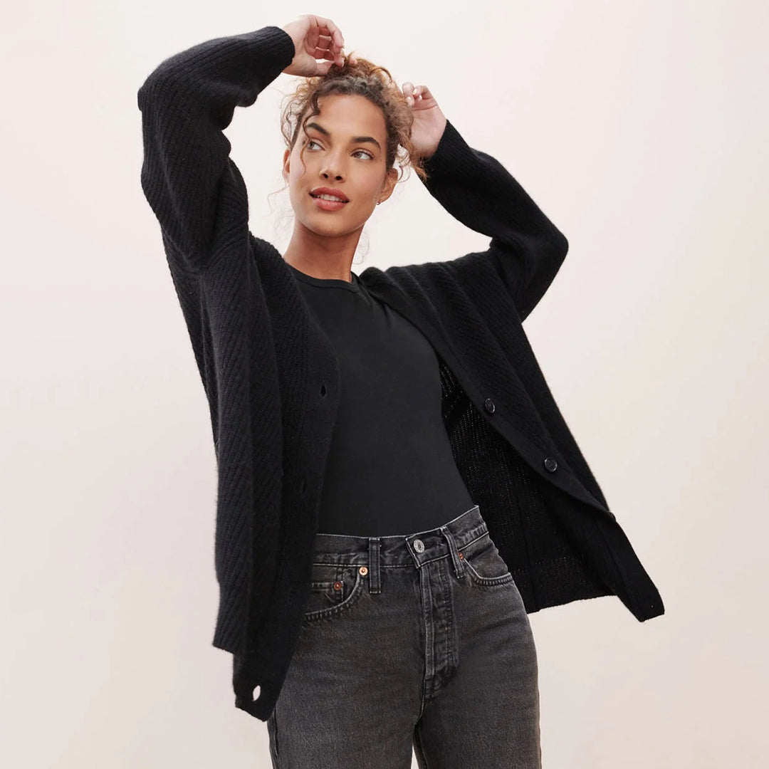 Seraphina oversized soft knit cardigan – image 8