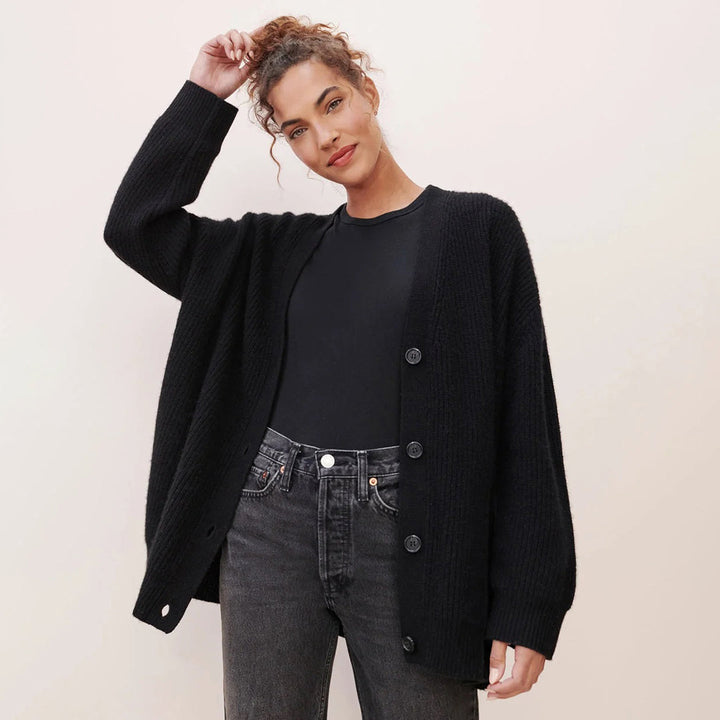 Seraphina oversized soft knit cardigan – image 9