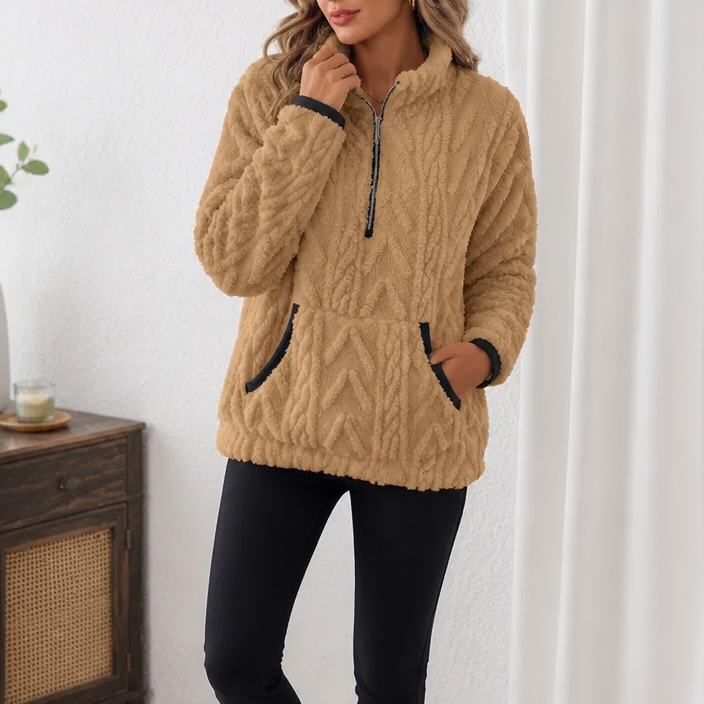 Dottie half zip fleece jumper – image 3
