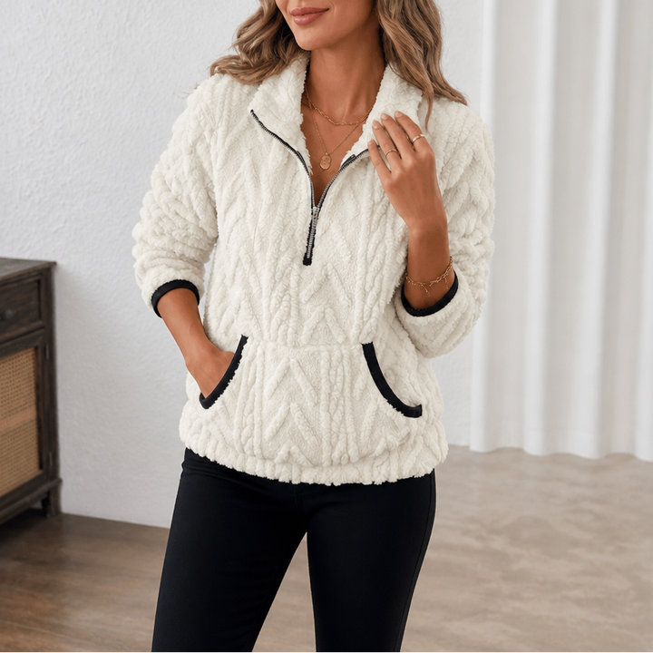Dottie half zip fleece jumper – image 4