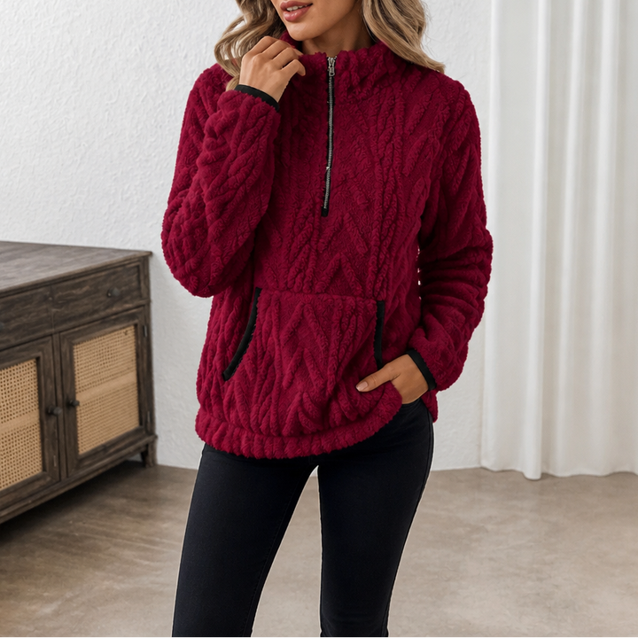 Dottie half zip fleece jumper – image 5