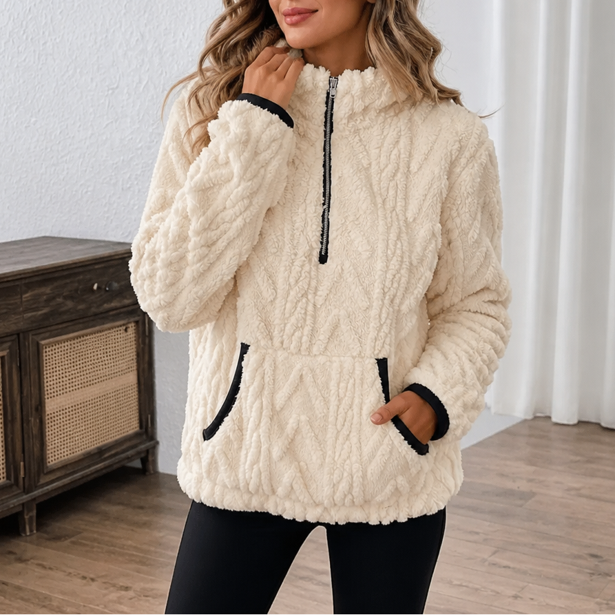 Dottie half zip fleece jumper – image 9