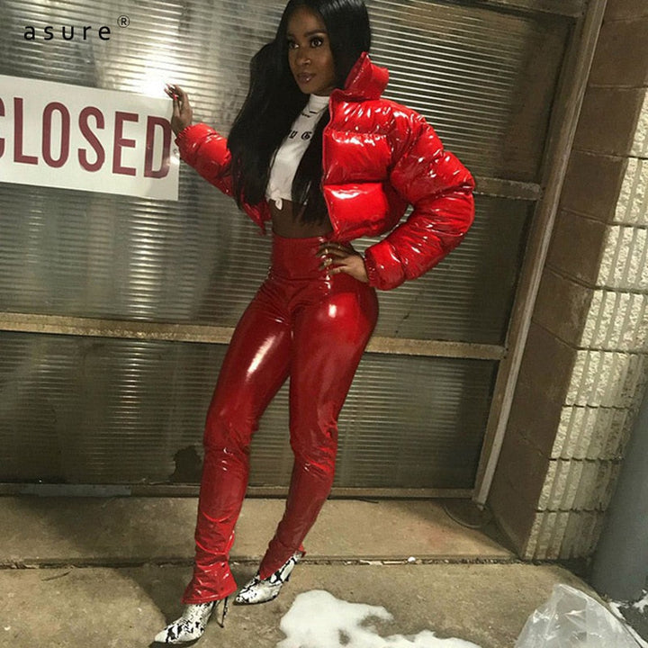Dinah quilted puffer bomber jacket – image 2