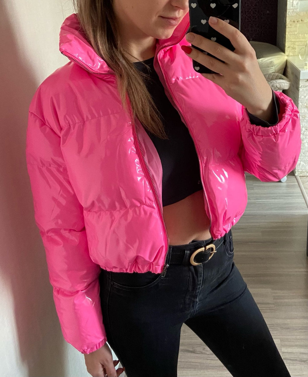 Dinah quilted puffer bomber jacket – image 4
