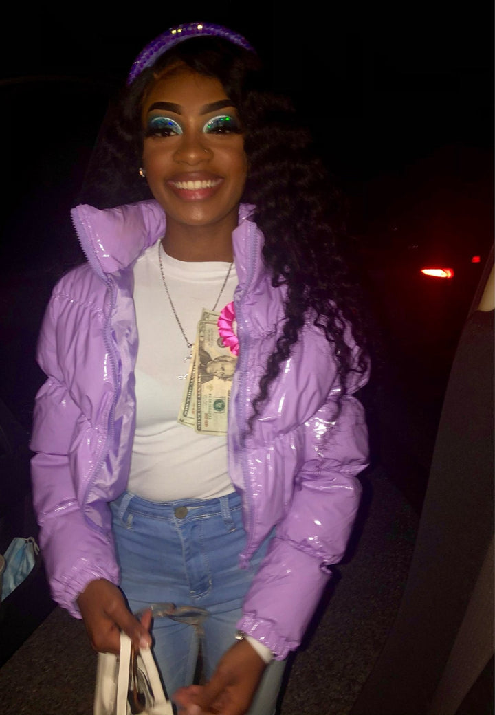 Dinah quilted puffer bomber jacket – image 8