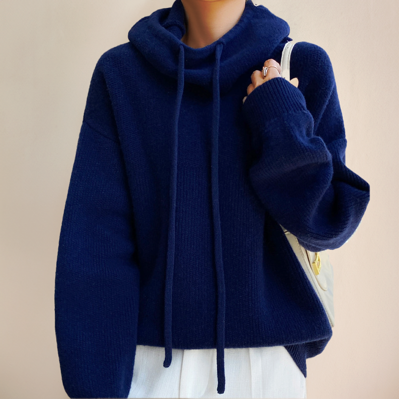 Sadhbh soft knit roll neck jumper – image 8