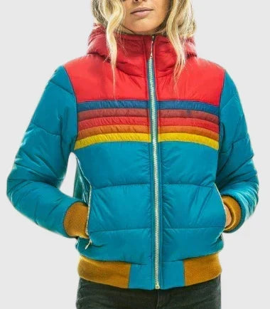 Sophie longline padded coat with zip front – image 7