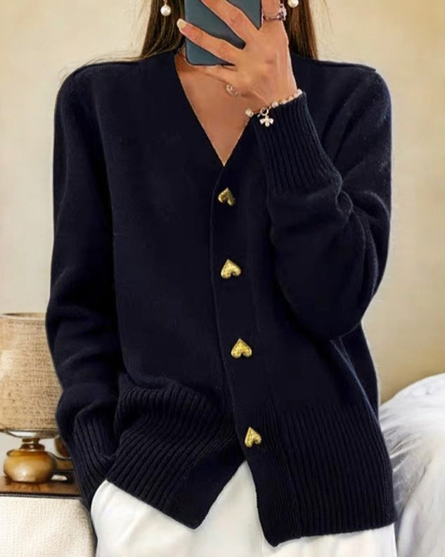 Rosalind heart button cardigan – image 6