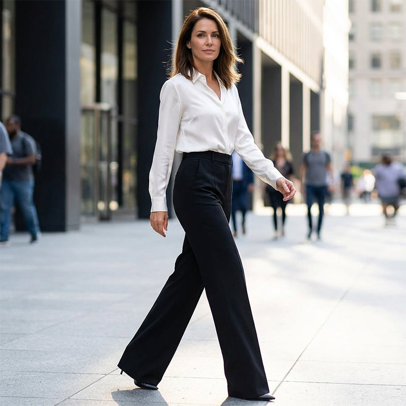 Nerys high waist straight leg trousers – image 10