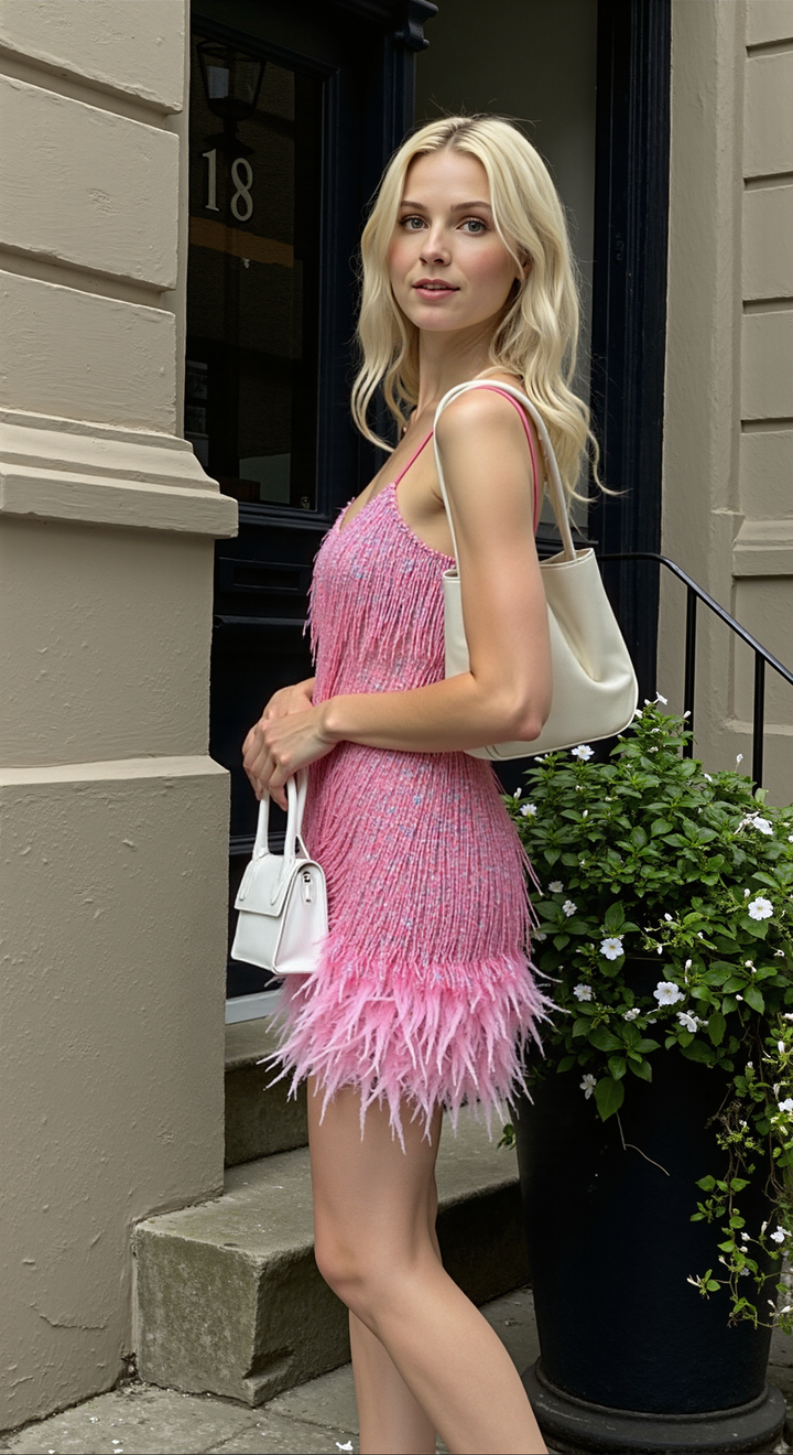 Marina sequin cocktail dress