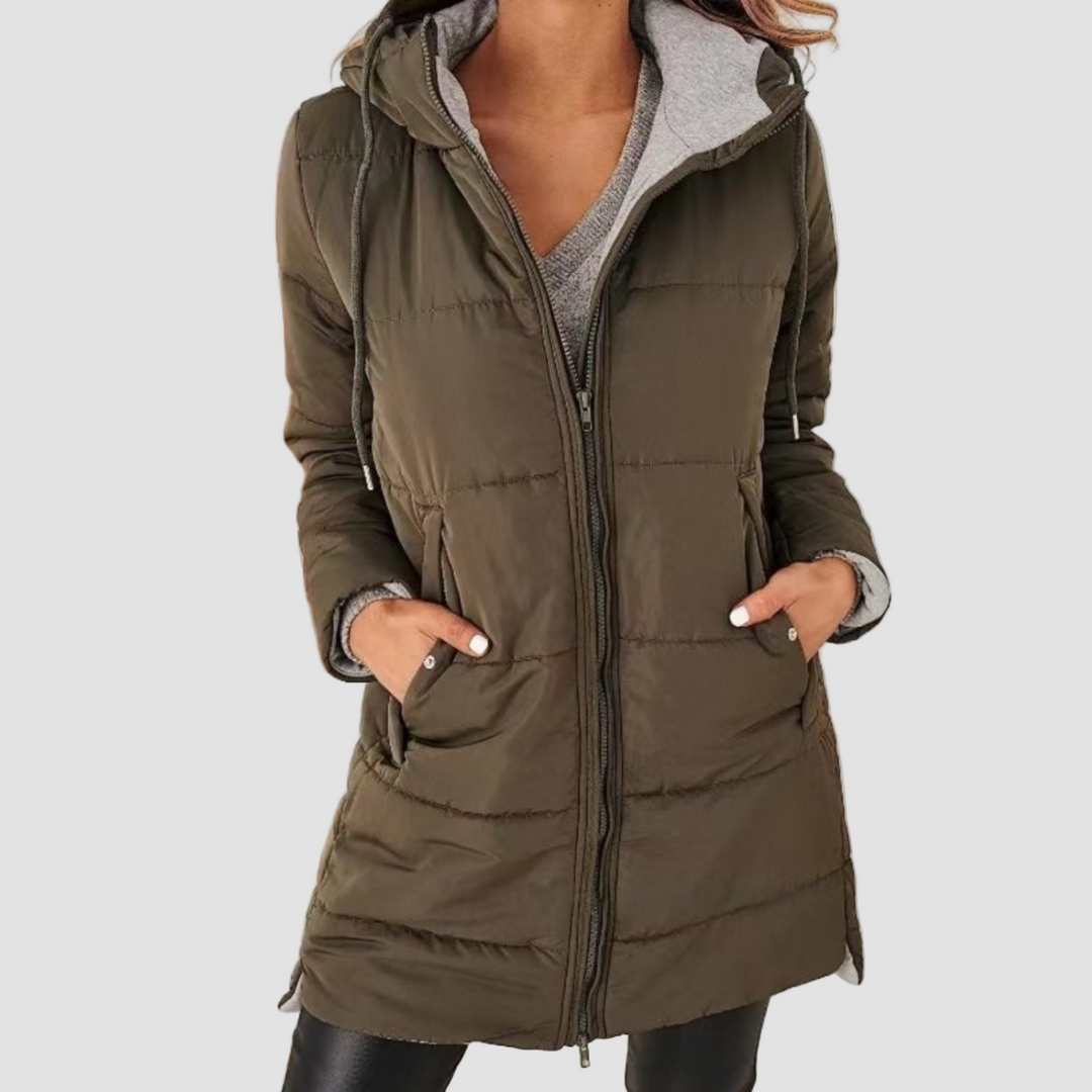 Roselyn relaxed hooded puffer jacket