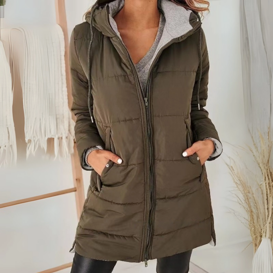 Roselyn relaxed hooded puffer jacket – image 2
