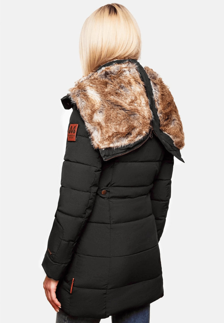 Elodie slim fit padded hooded coat – image 10