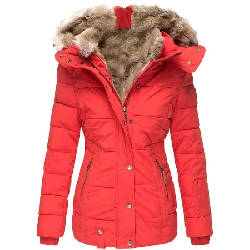 Elodie slim fit padded hooded coat – image 4