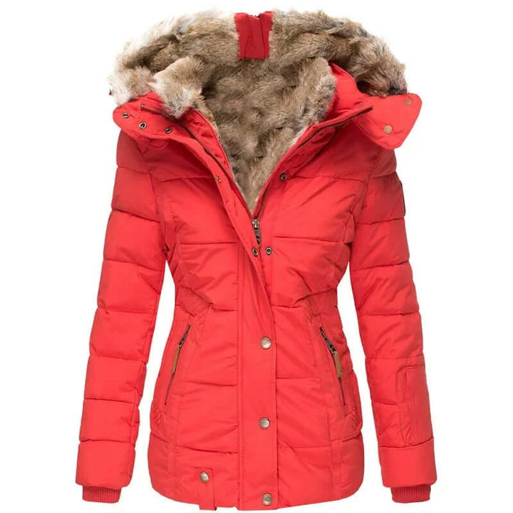 Elodie slim fit padded hooded coat – image 4