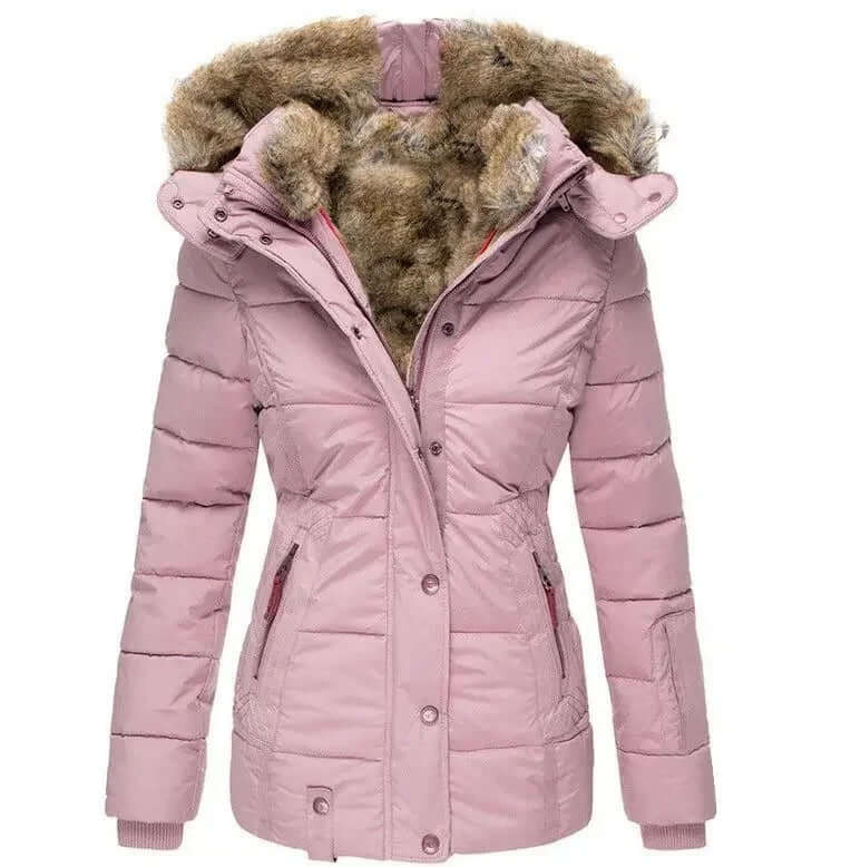 Elodie slim fit padded hooded coat – image 5