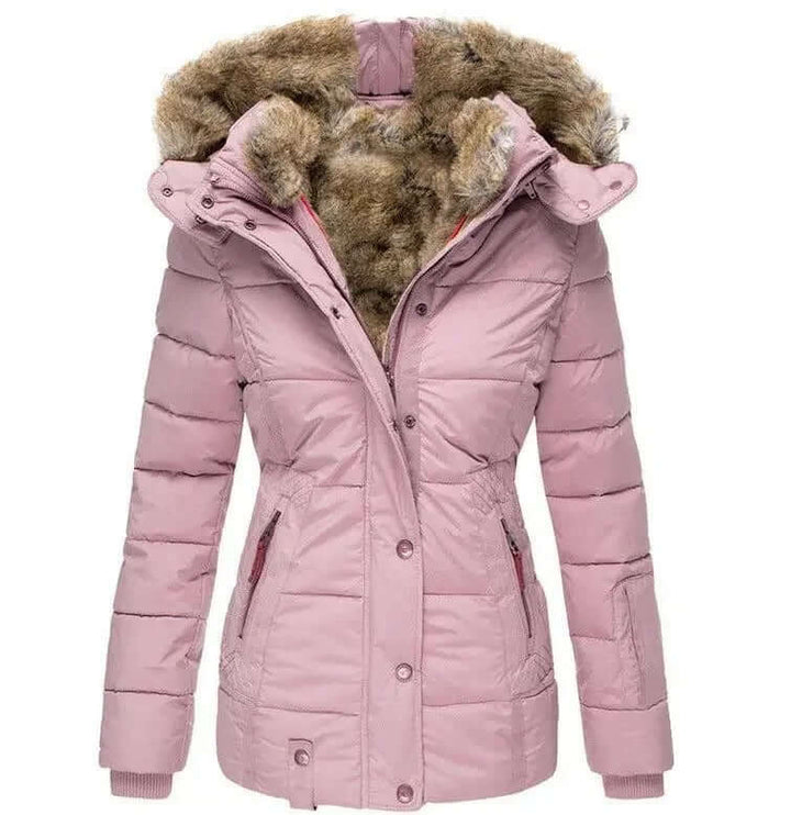 Elodie slim fit padded hooded coat – image 5