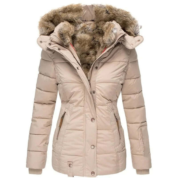 Elodie slim fit padded hooded coat – image 6