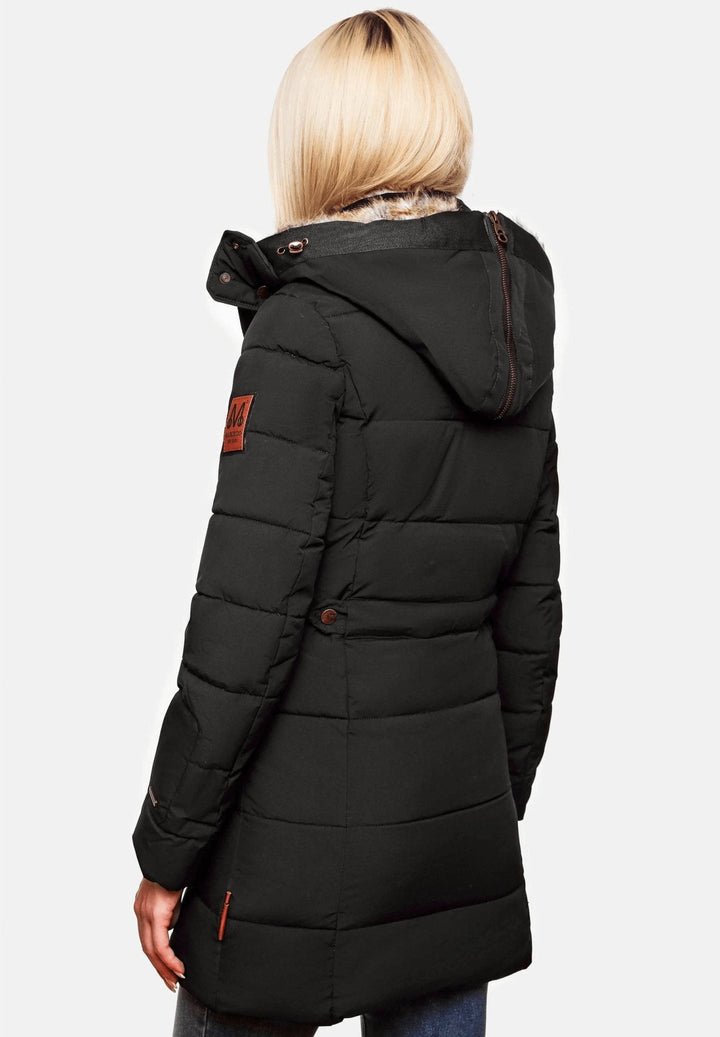 Elodie slim fit padded hooded coat – image 7