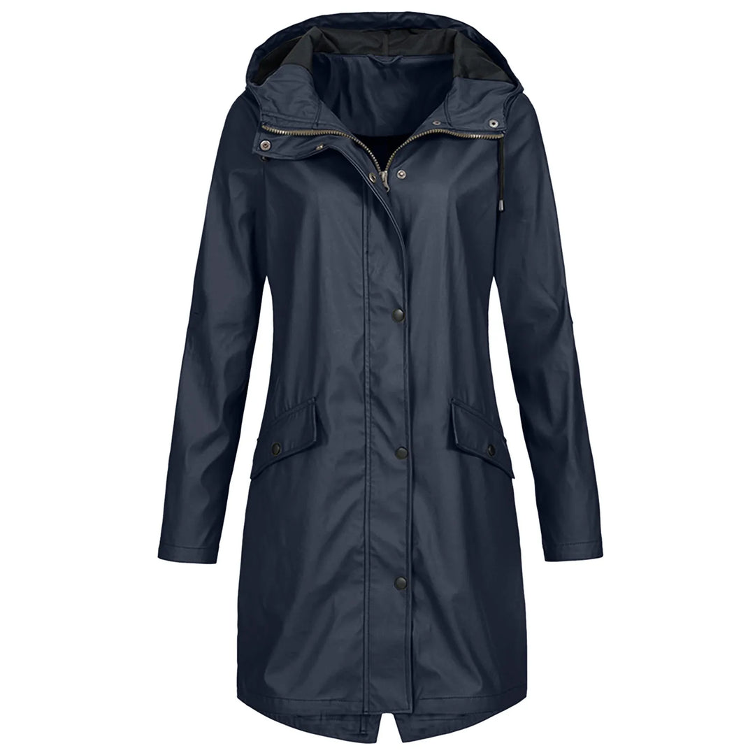 Darcey classic waterproof hooded rain jacket