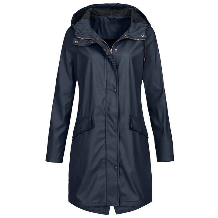 Darcey classic waterproof hooded rain jacket