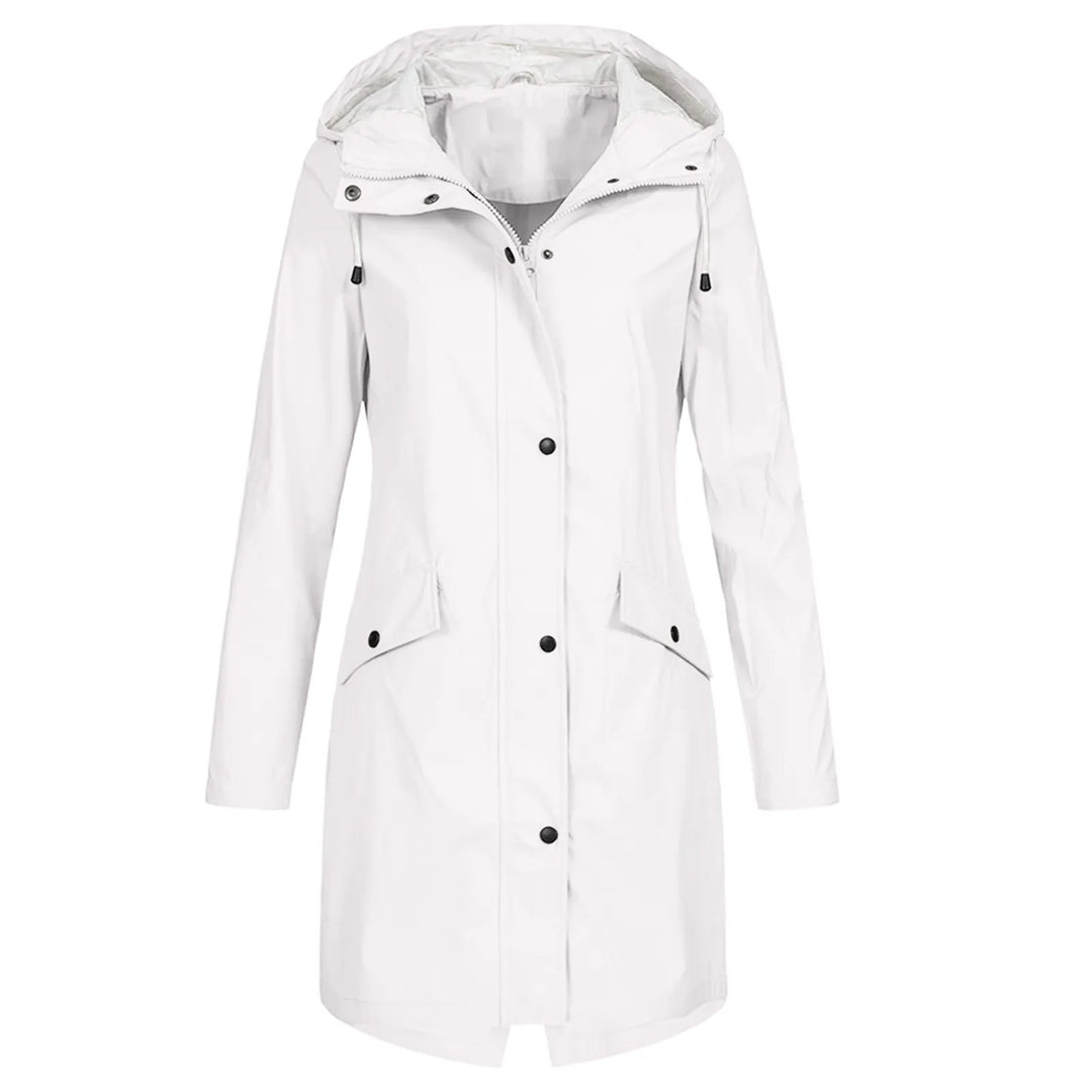 Darcey classic waterproof hooded rain jacket – image 2