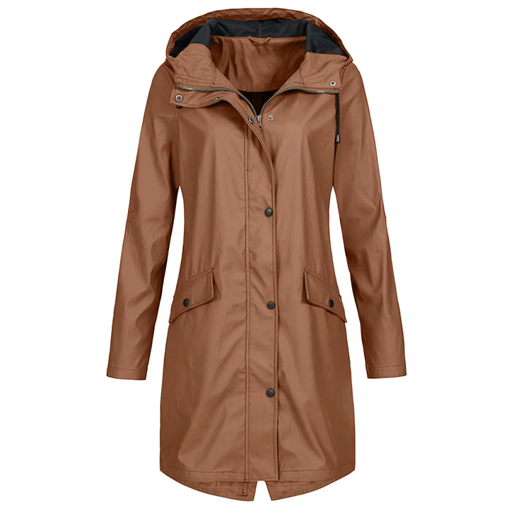 Darcey classic waterproof hooded rain jacket – image 4