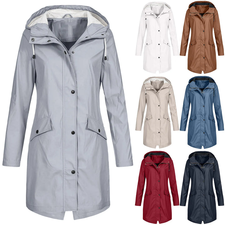 Darcey classic waterproof hooded rain jacket – image 8
