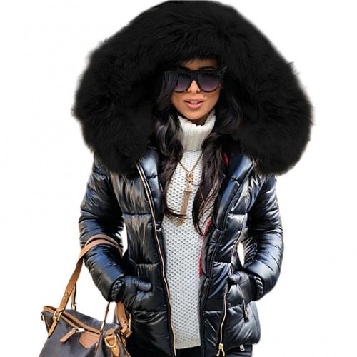 Ester faux fur hood padded winter coat – image 2