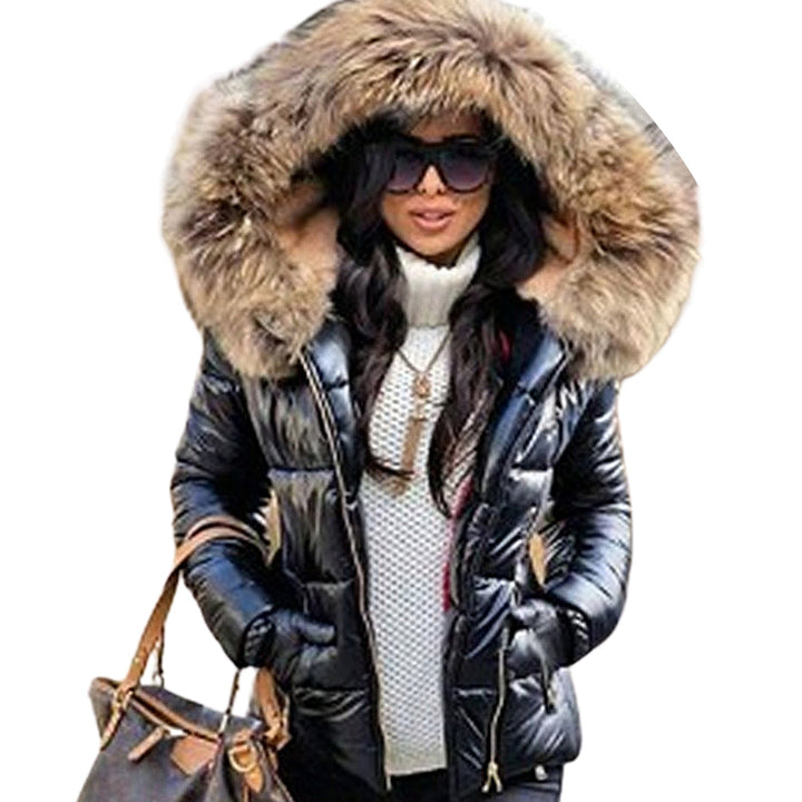 Ester faux fur hood padded winter coat – image 3