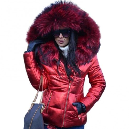 Ester faux fur hood padded winter coat – image 4