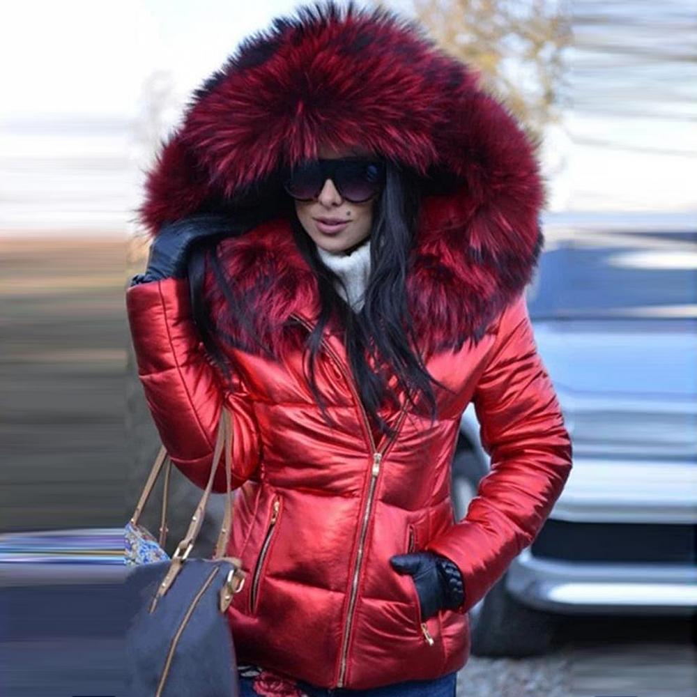 Ester faux fur hood padded winter coat – image 6