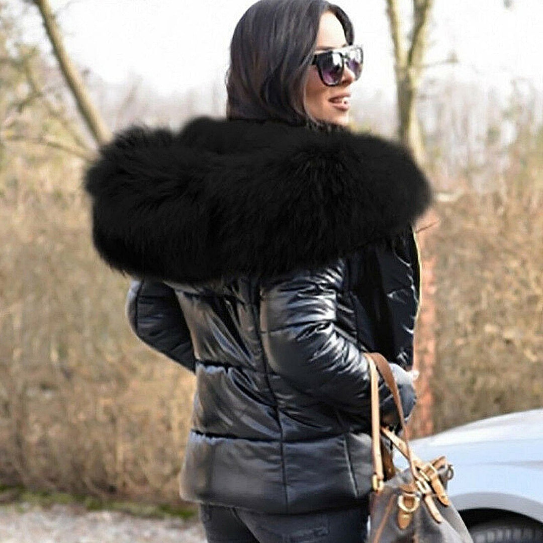 Ester faux fur hood padded winter coat – image 7
