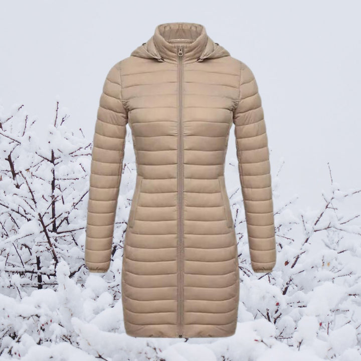 Bronwen long hooded padded coat – image 6