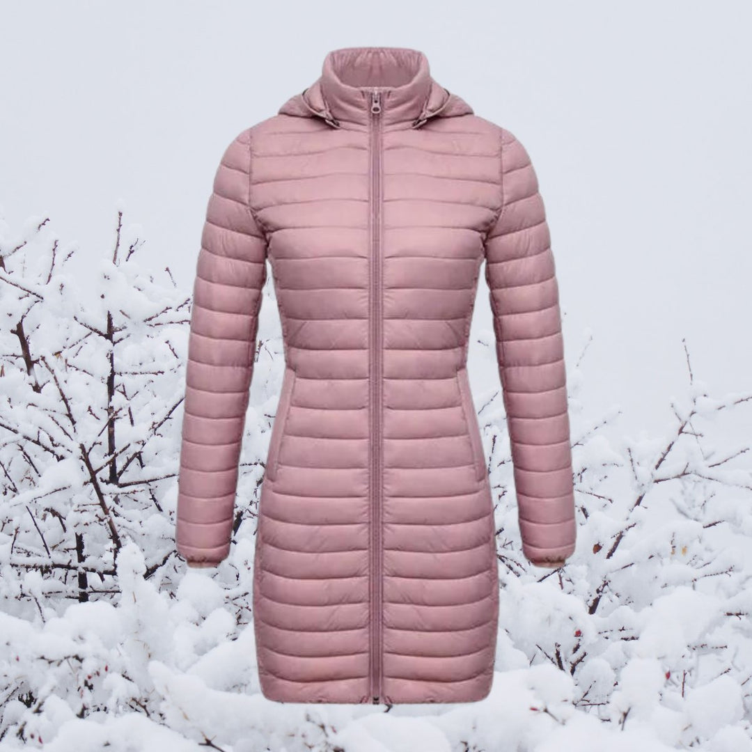 Bronwen long hooded padded coat – image 3