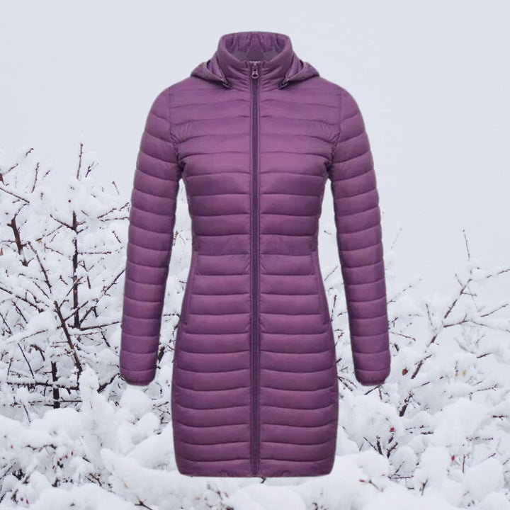 Bronwen long hooded padded coat – image 4