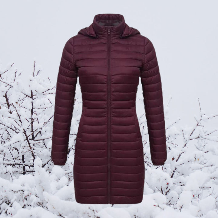 Bronwen long hooded padded coat – image 7