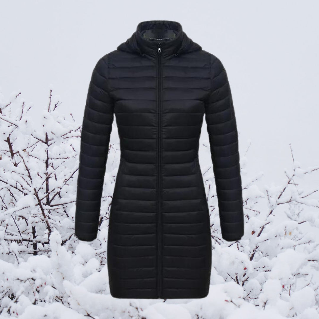 Bronwen long hooded padded coat – image 5