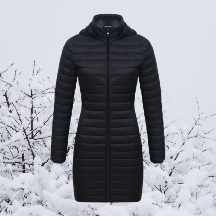 Bronwen long hooded padded coat – image 5
