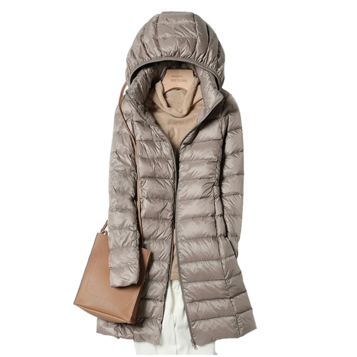 Erin lightweight puffer jacket with detachable hood