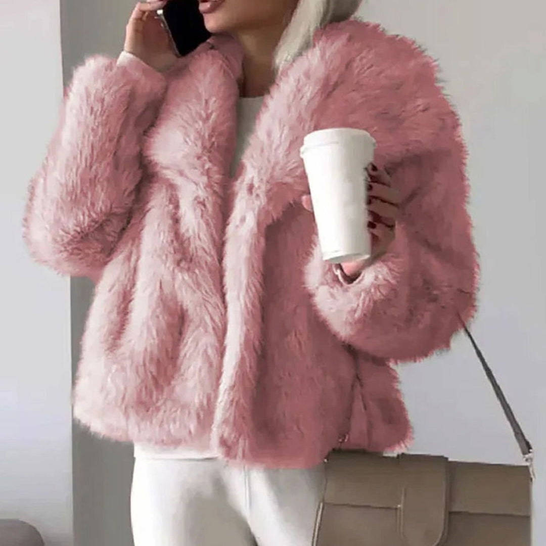 Cressida cropped faux fur jacket