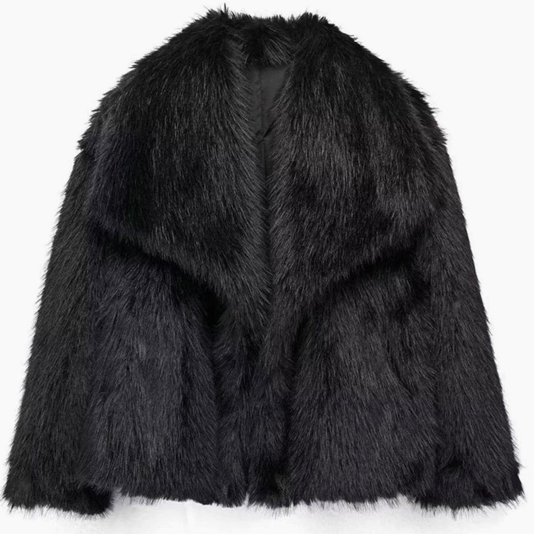 Cressida cropped faux fur jacket – image 11