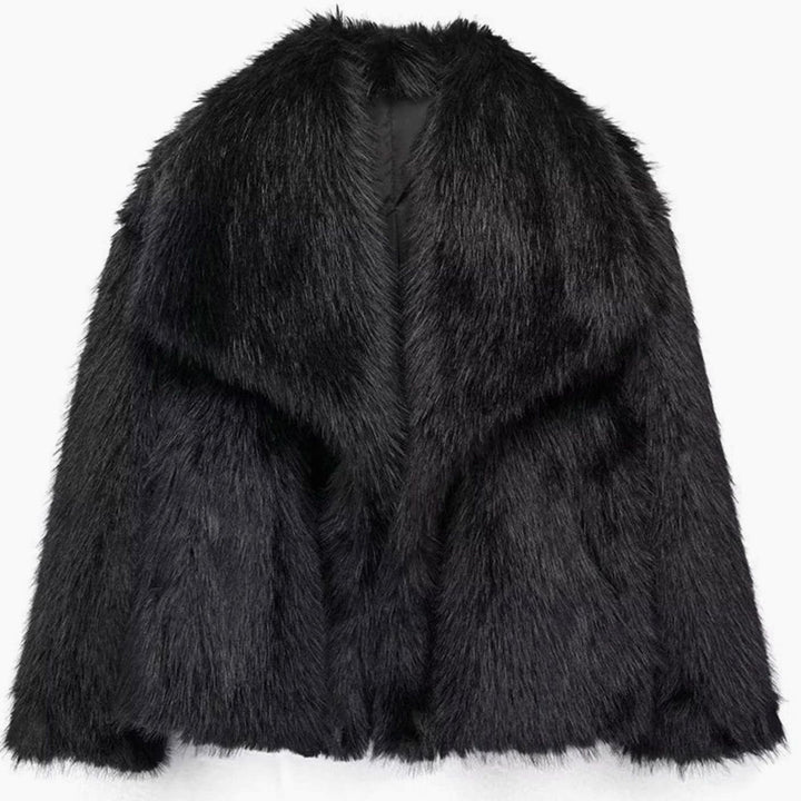 Cressida cropped faux fur jacket – image 11
