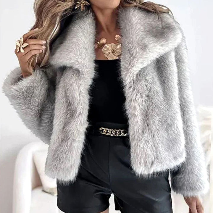 Cressida cropped faux fur jacket – image 5