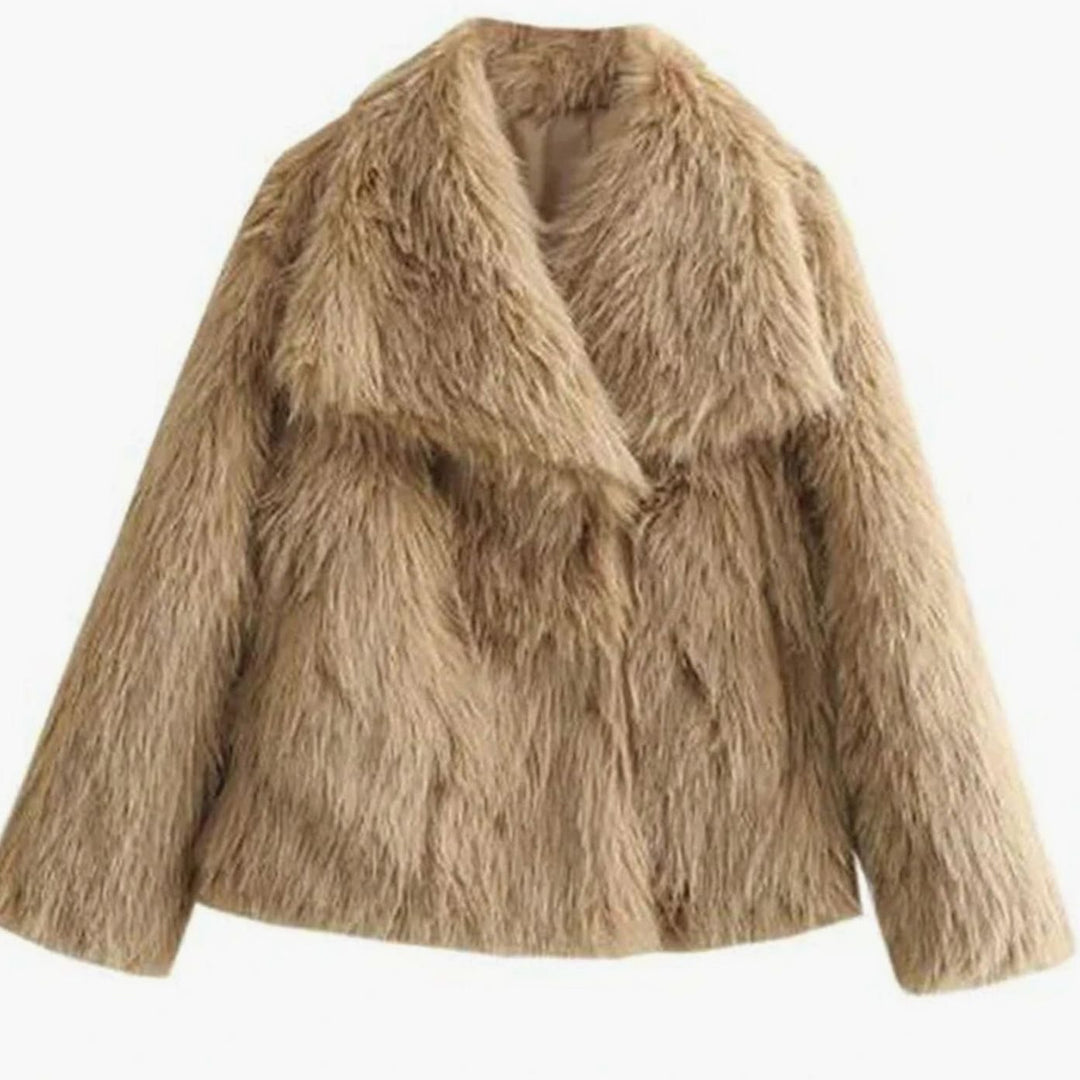 Cressida cropped faux fur jacket – image 9