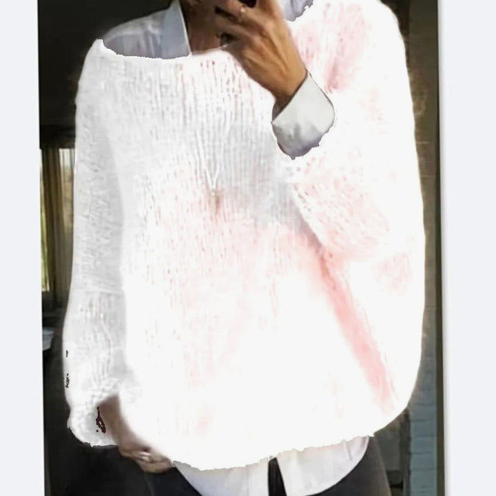 Fern oversized fuzzy knit jumper – image 8