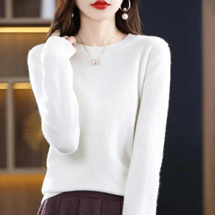 Poppy fine knit crew neck jumper – image 10