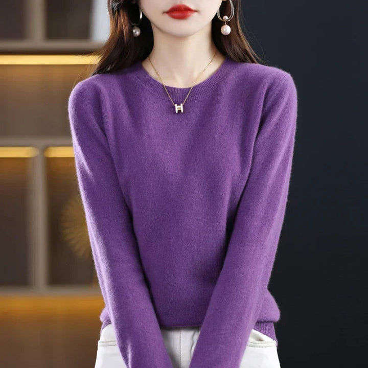Poppy fine knit crew neck jumper – image 11